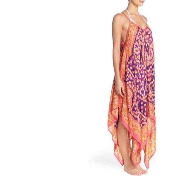 Theodora & Callum Anguilla Caftan Coverup Dress - Picture 1 of 7
